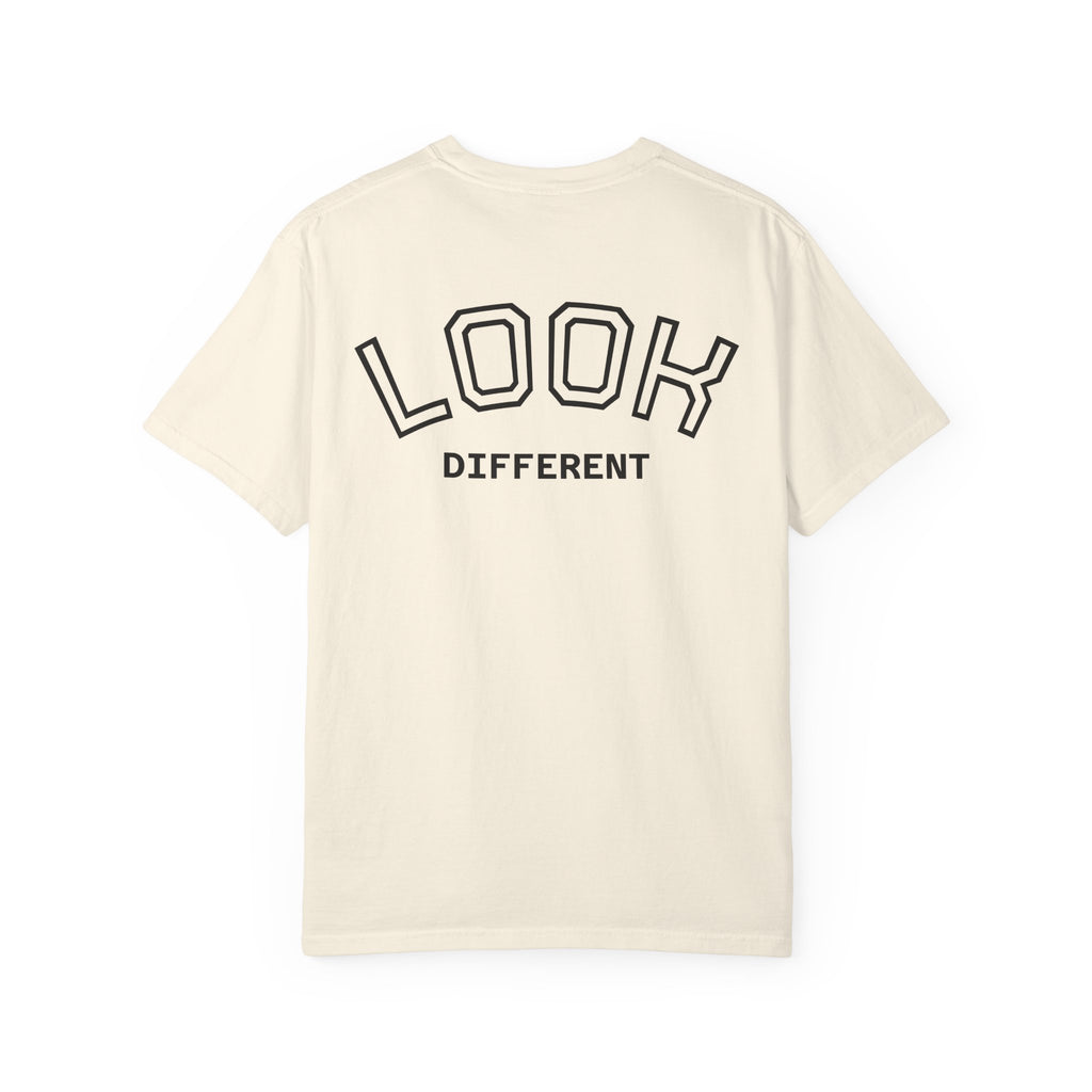 Cat Meme Graphic T-Shirt — "God knew I'd be too powerful if I had social skills" | Look Different Back Print