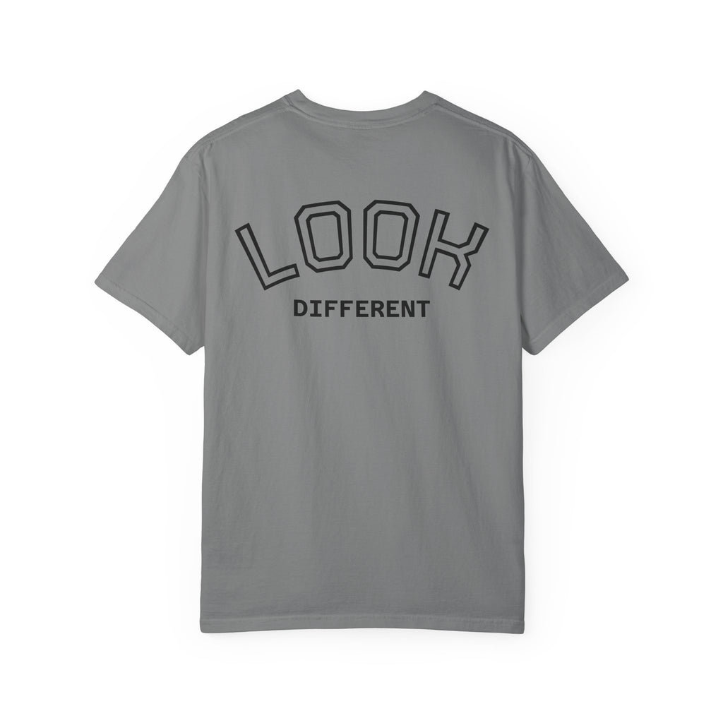 Cat Meme Graphic T-Shirt — "God knew I'd be too powerful if I had social skills" | Look Different Back Print