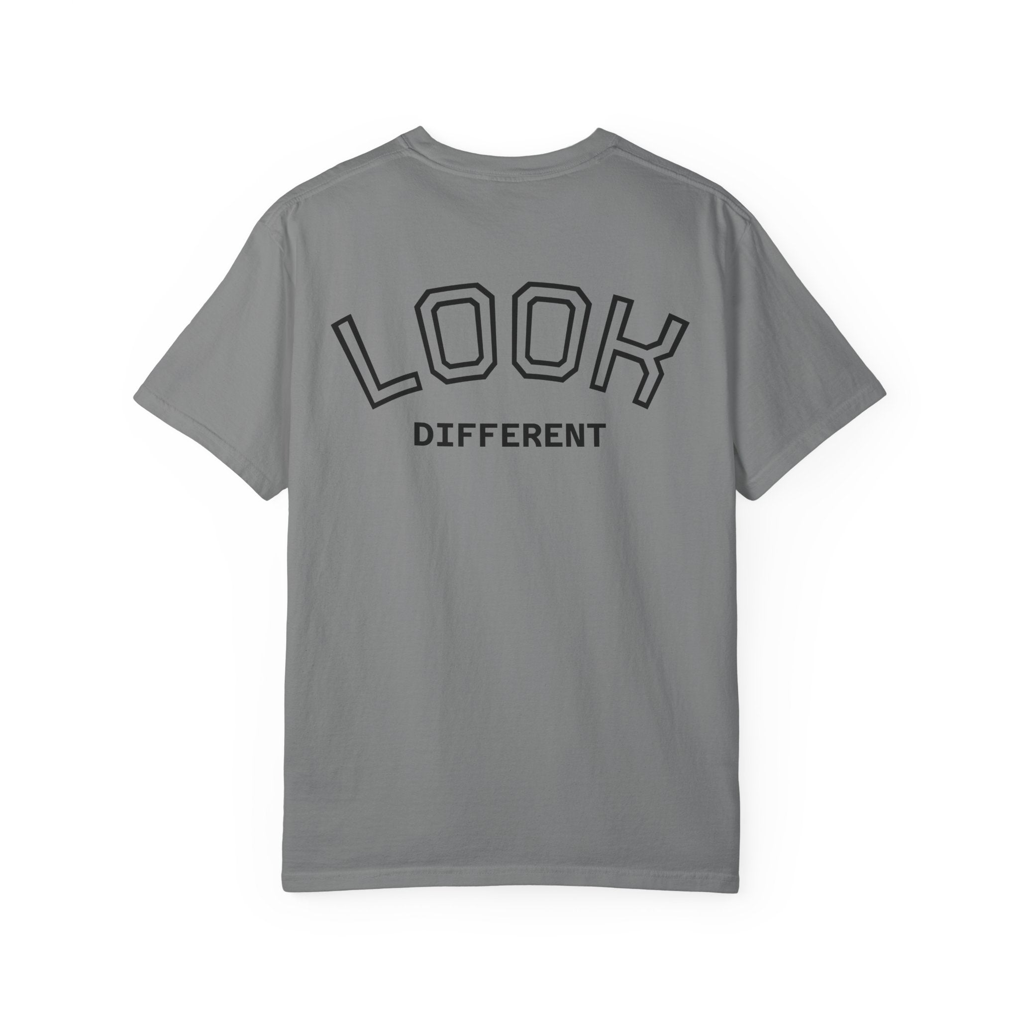 Cat Meme Graphic T-Shirt — "God knew I'd be too powerful if I had social skills" | Look Different Back Print