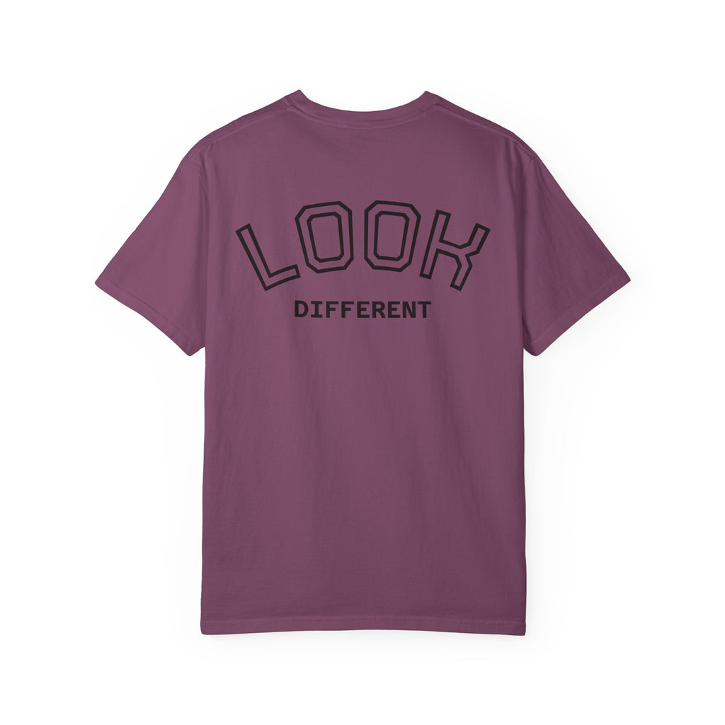 Cat Meme Graphic T-Shirt — "God knew I'd be too powerful if I had social skills" | Look Different Back Print
