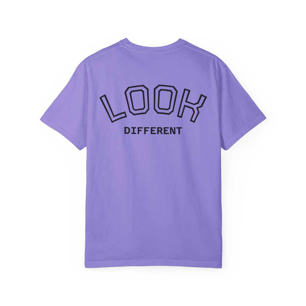 Cat Meme Graphic T-Shirt — "God knew I'd be too powerful if I had social skills" | Look Different Back Print