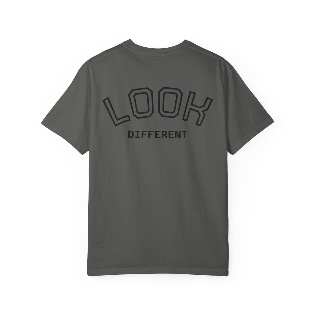 Cat Meme Graphic T-Shirt — "God knew I'd be too powerful if I had social skills" | Look Different Back Print